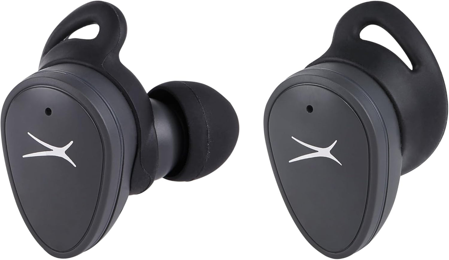 Nanobuds True Wireless Earbuds with Charging Case, IPX4 Waterproof, Dual Mic, 30 Hours Playtime – Sports in Ear Earphones for Iphone & Android (Charcoal Grey)