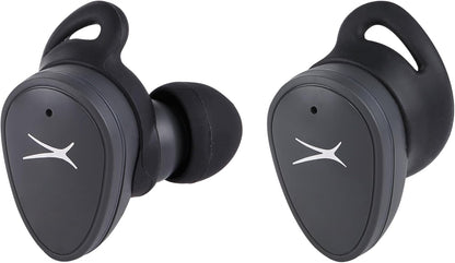Nanobuds True Wireless Earbuds with Charging Case, IPX4 Waterproof, Dual Mic, 30 Hours Playtime – Sports in Ear Earphones for Iphone & Android (Charcoal Grey)