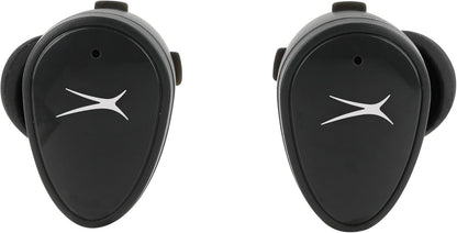 Nanobuds True Wireless Earbuds with Charging Case, IPX4 Waterproof, Dual Mic, 30 Hours Playtime – Sports in Ear Earphones for Iphone & Android (Charcoal Grey)